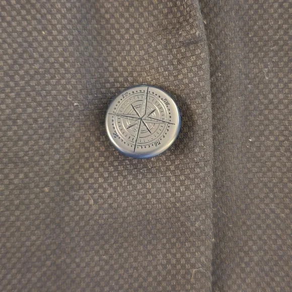 Nautica Navy Blue Men's Blazer Suit Coat Jacket 42R Navy Blue - Picture 8 of 10